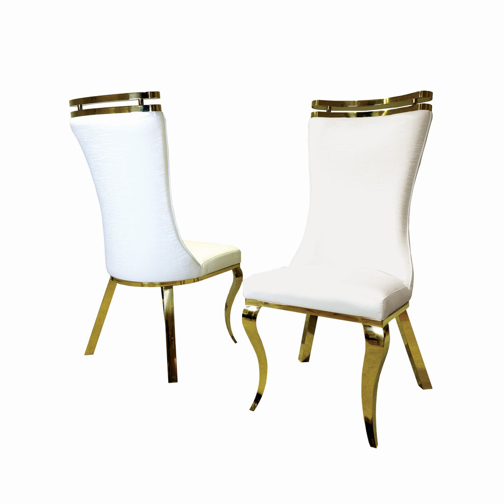 PALAZZO - Side Chair (2/CTN) - FM33011WH-SC-2PK