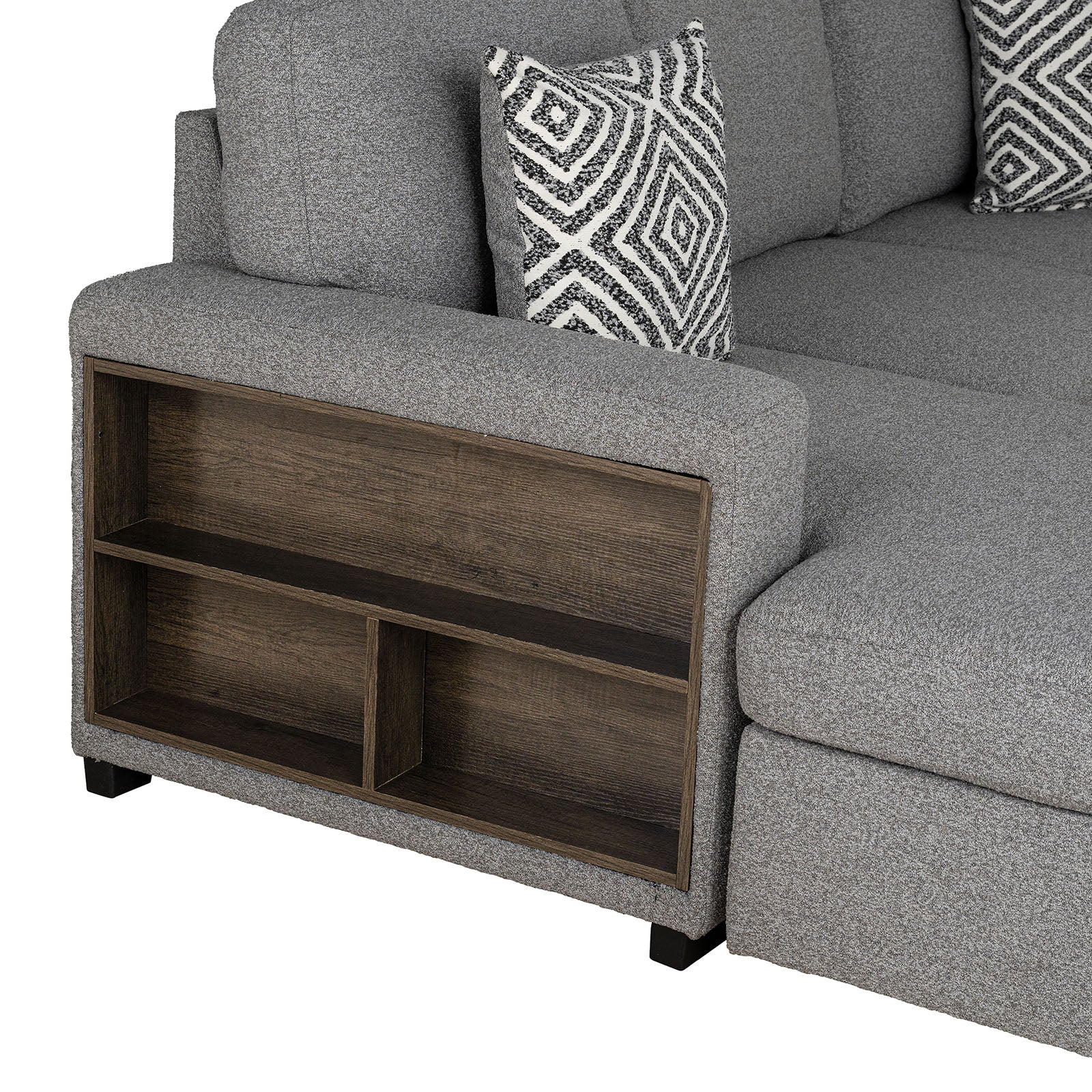 CHATHAM - Left-Chaise Sectional - FM64005GY-SECT-L