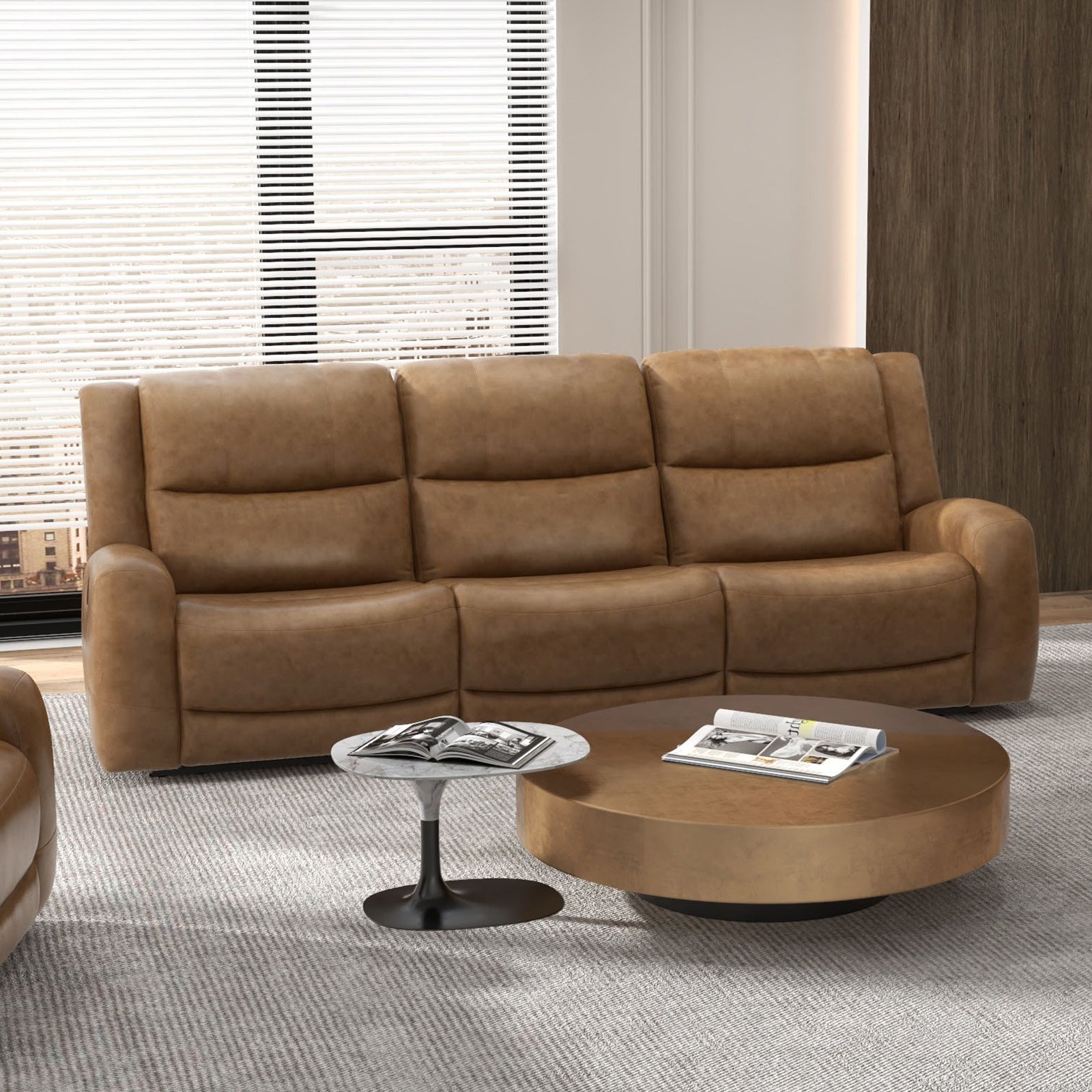 LEOLINUS - Sofa + Loveseat - CM9989BR-M-2PC