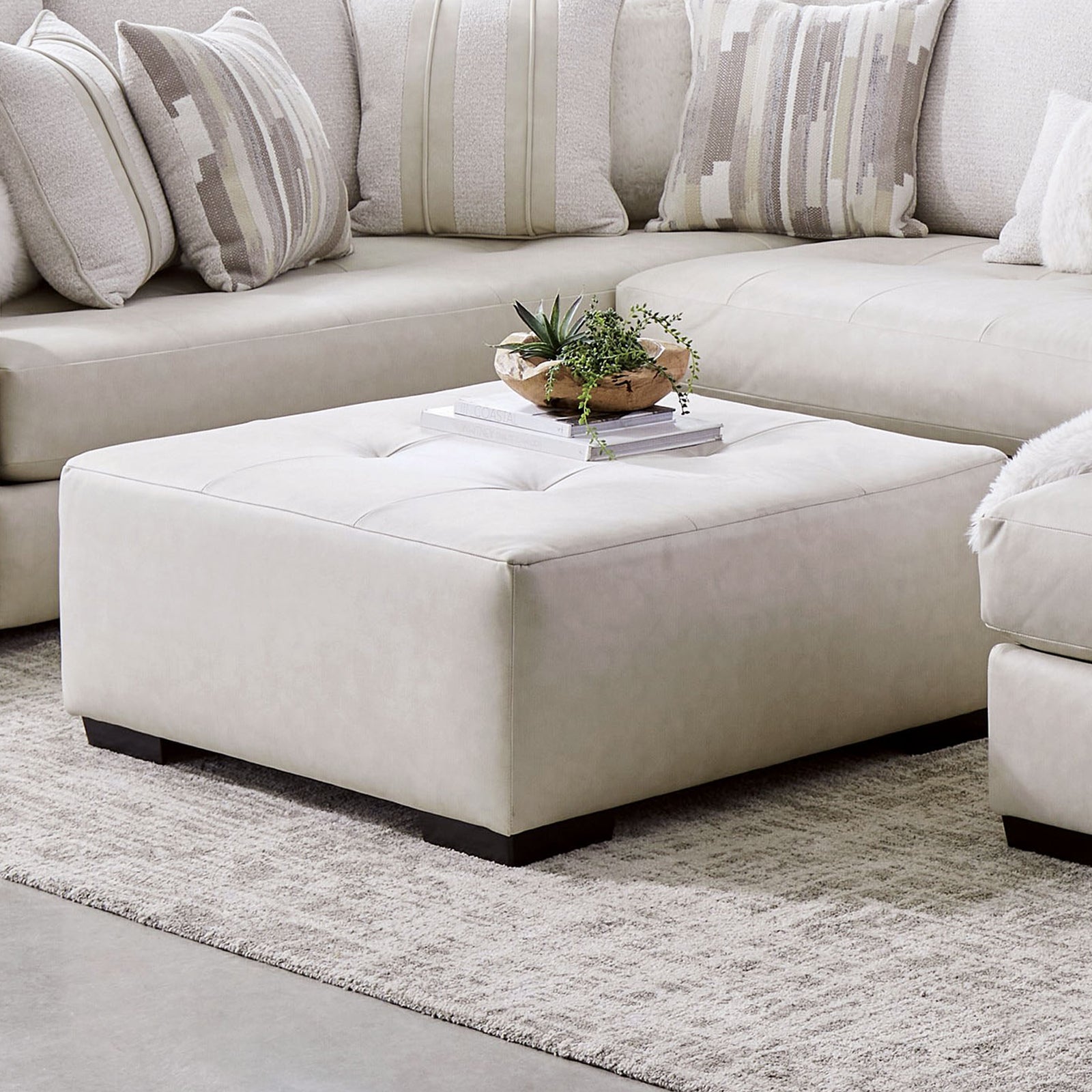 WARRENTON - Ottoman, Ivory - SM5170-OT