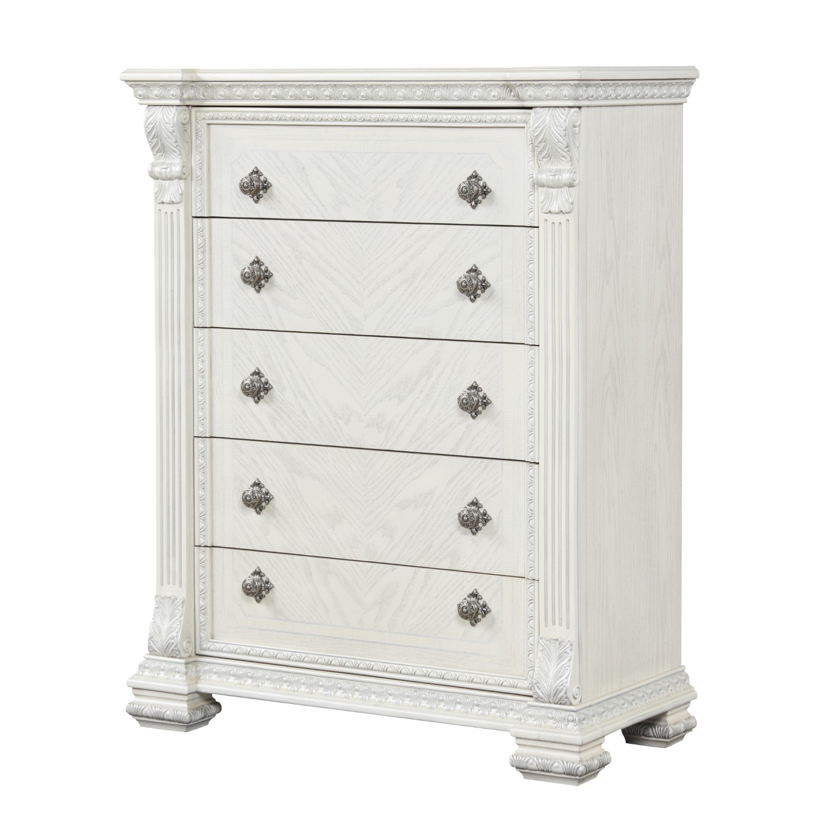 PROMENADE - Chest, Wire Brushed White - FM70001WH-C