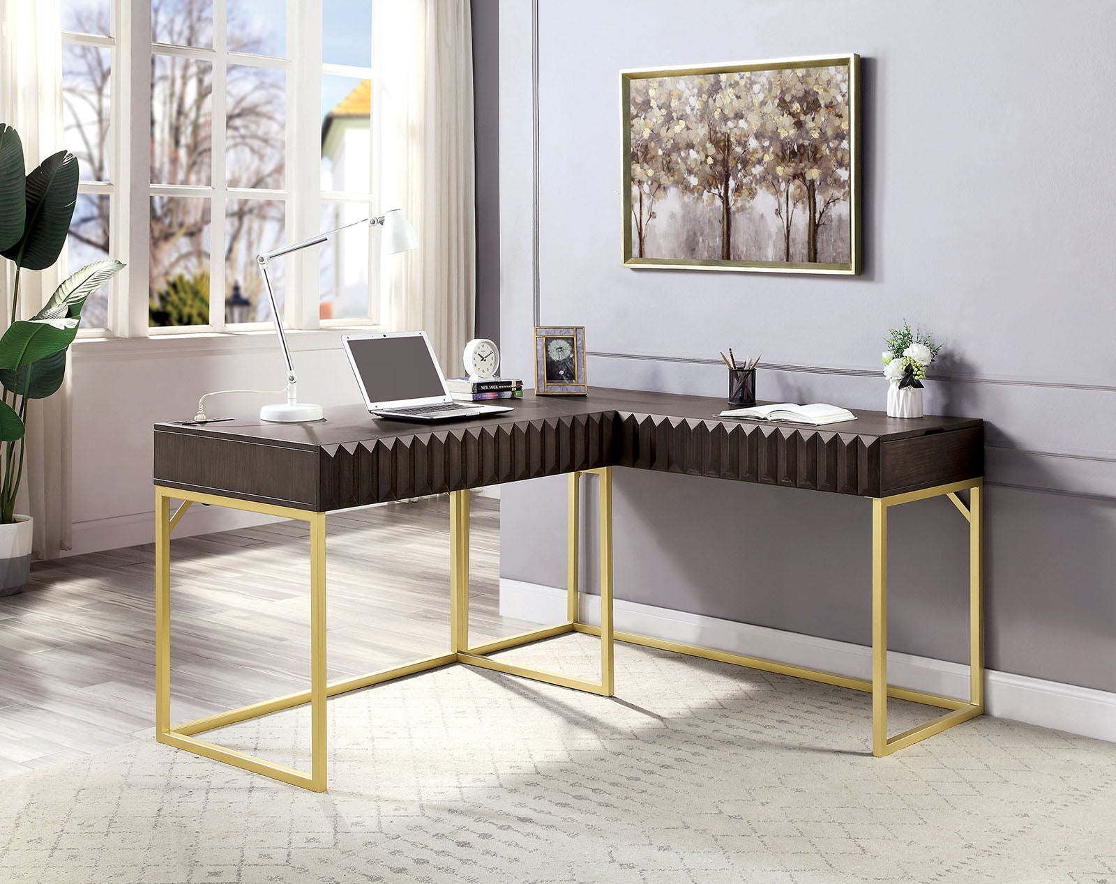 FREIBURG - Corner Desk - CM-DK406WN-PK