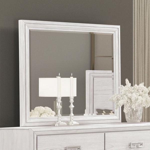 BASILONE - Mirror, Rustic White - FM7440WH-M
