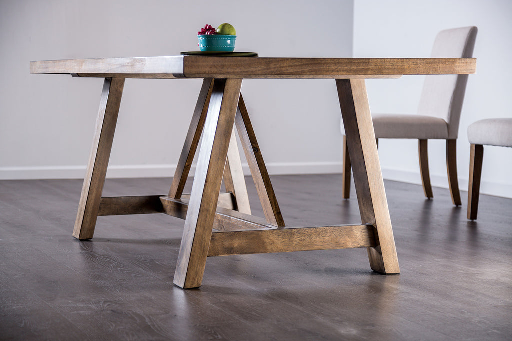 LOSONE - 7 Pc. Dining Table Set - FM3422BR-T-7PC