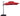 FIDA - 8' Square Umbrella, Double Top, Red + Base - LA-A029RD+BASE