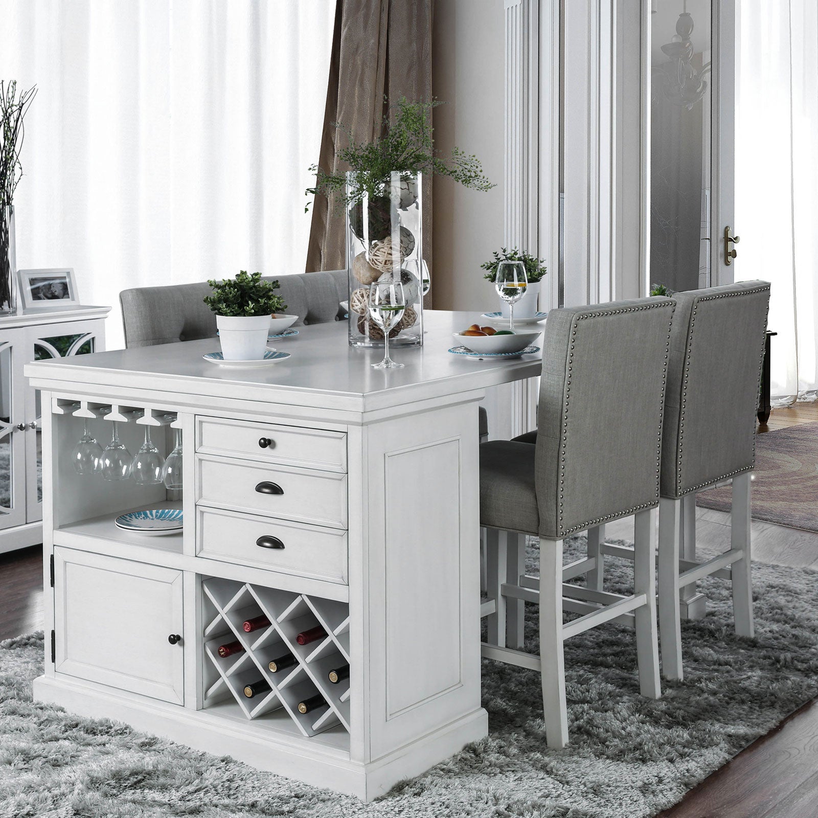 SUTTON - 5 Pc. Dining Table Set - CM3390PT-5PC
