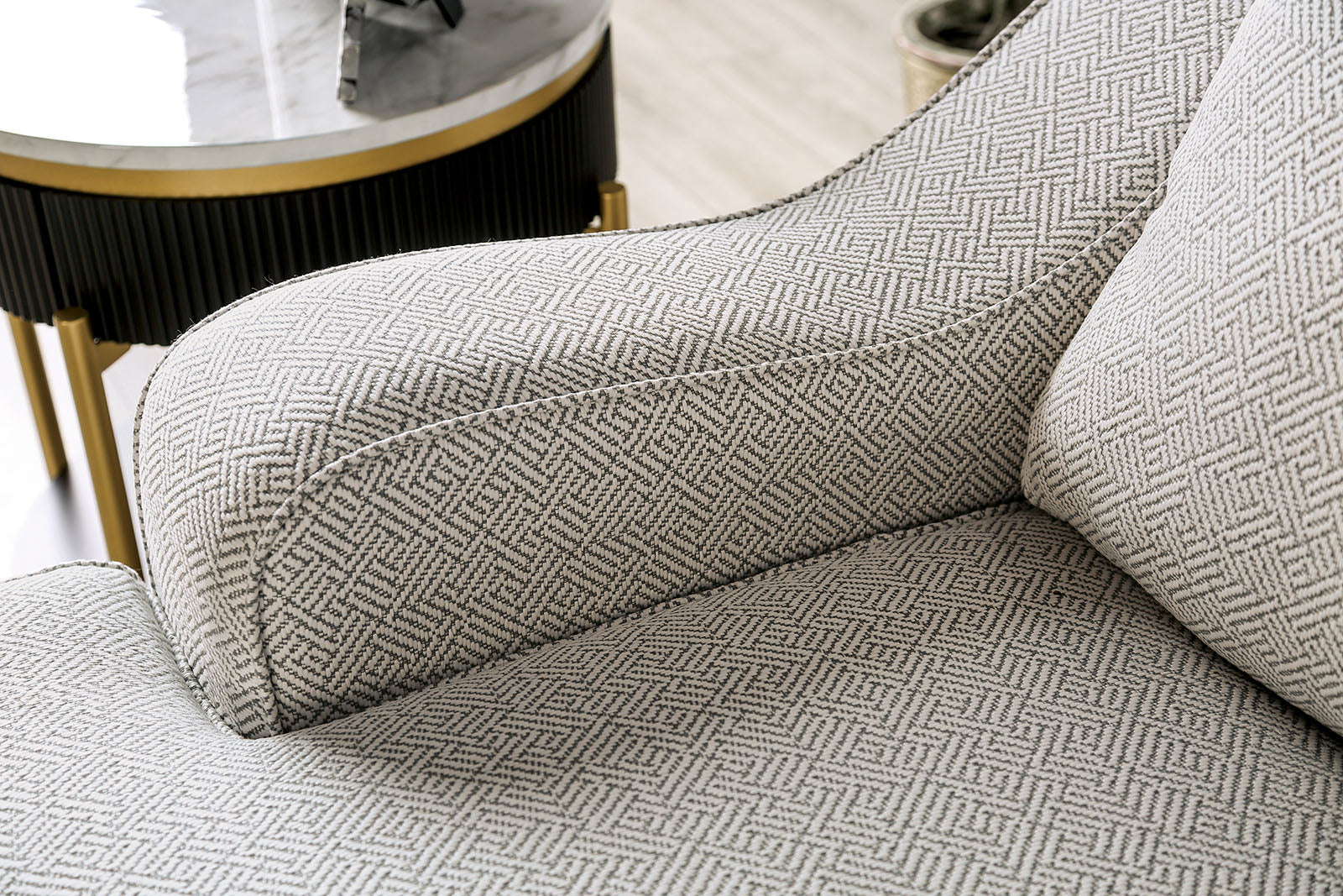 SKYLINE - Loveseat, Pewter/Gray - SM1212-LV