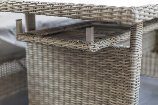 MALIA - Patio Dining Table, Gray - GM-1001