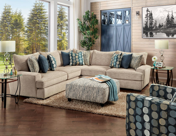 EASTLEIGH - Sectional, Tan - SM8187-SECT