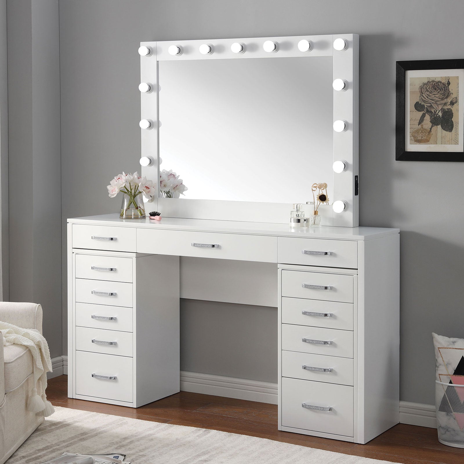 APHRODITE - Vanity Set - CM-DK933WH-PK