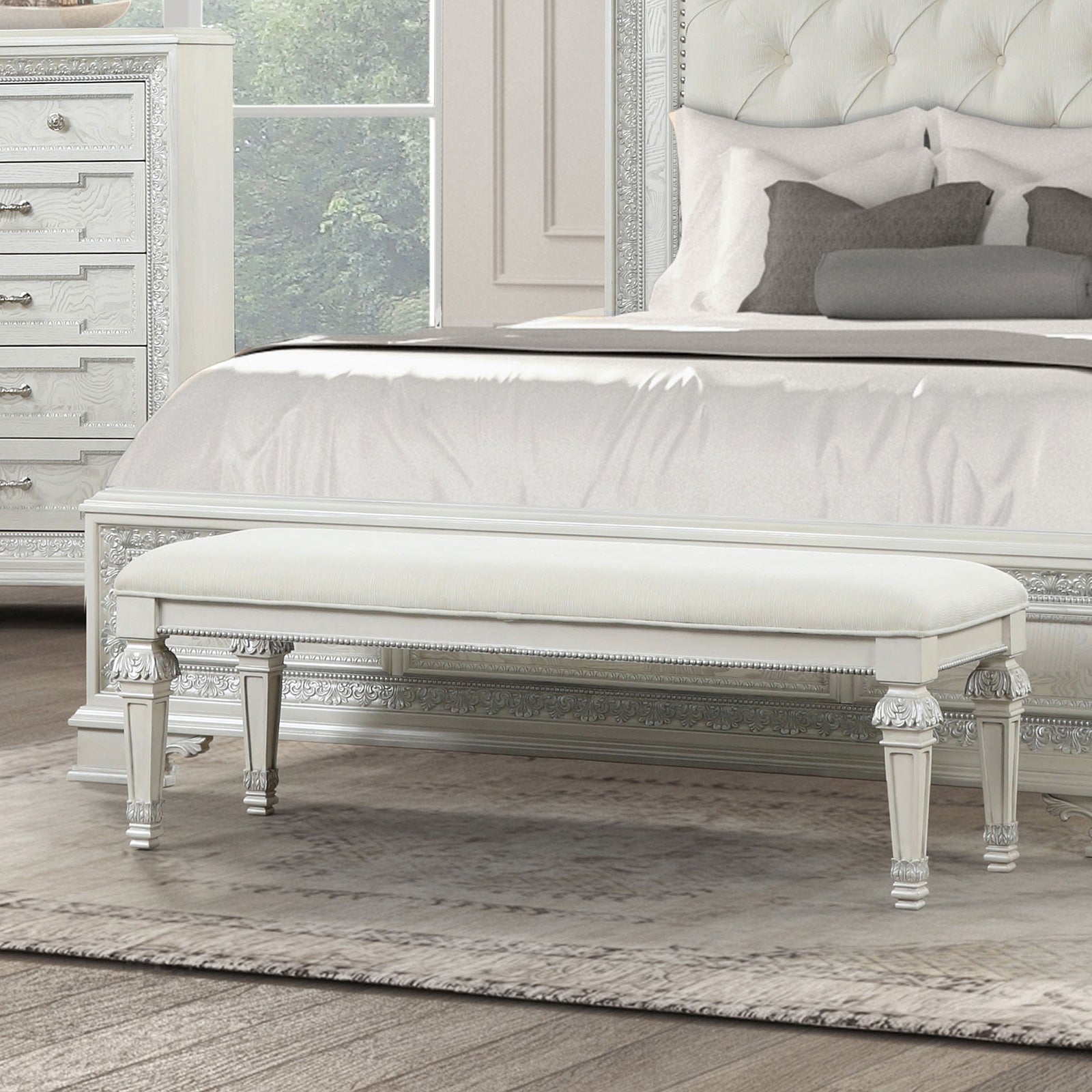 STELLA MIA - Bench - FM70000WH-BN