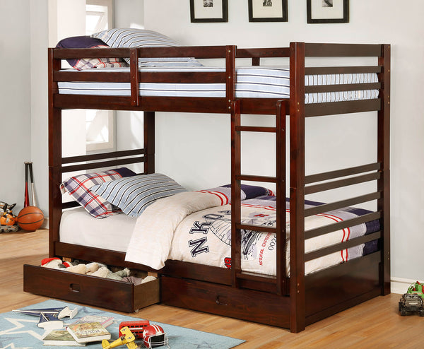 CALIFORNIA IV - Twin/Twin Bunk Bed - CM-BK588T-EX-BED