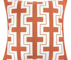 KARI - 20" X 20" Pillow, Orange (2/CTN) - PL8053-2PK