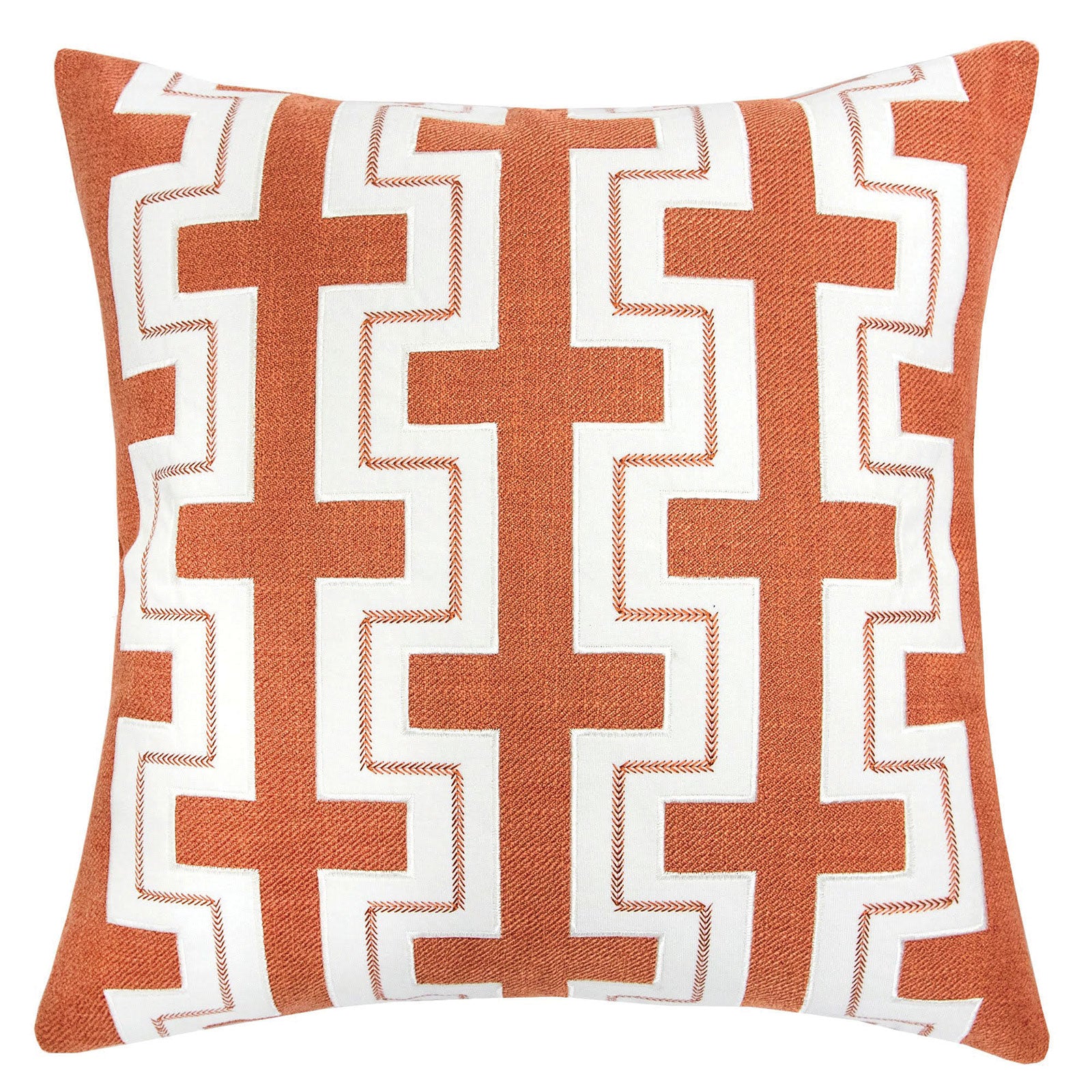 KARI - 20" X 20" Pillow, Orange (2/CTN) - PL8053-2PK
