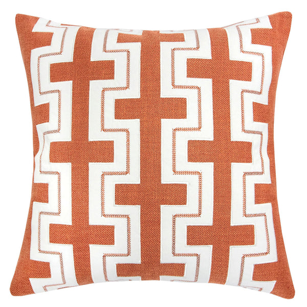 KARI - 20" X 20" Pillow, Orange (2/CTN) - PL8053-2PK
