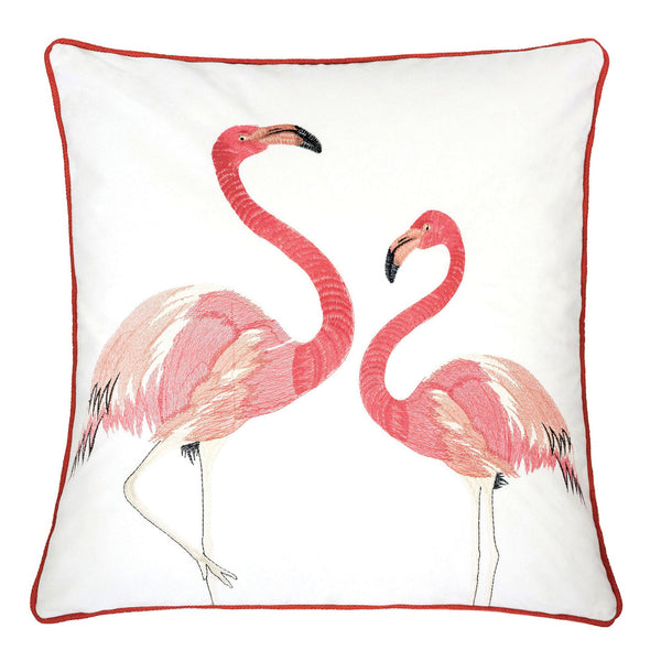 LINA - 20" X 20" Pillow, Pair Flamingo (2/CTN) - PL8046-2PK