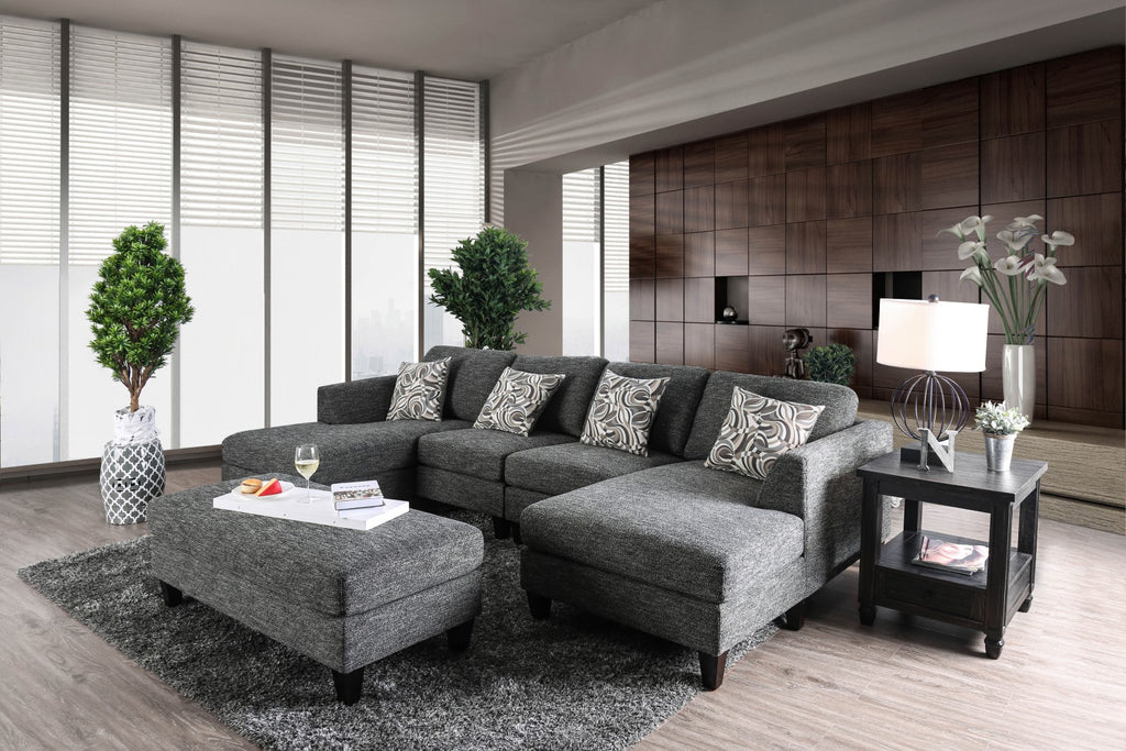 LOWRY - Sectional + Ottoman - CM6363-SET