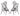ALVERTA - Foldable Chair, Light Gray - GM-1014LG-2PK