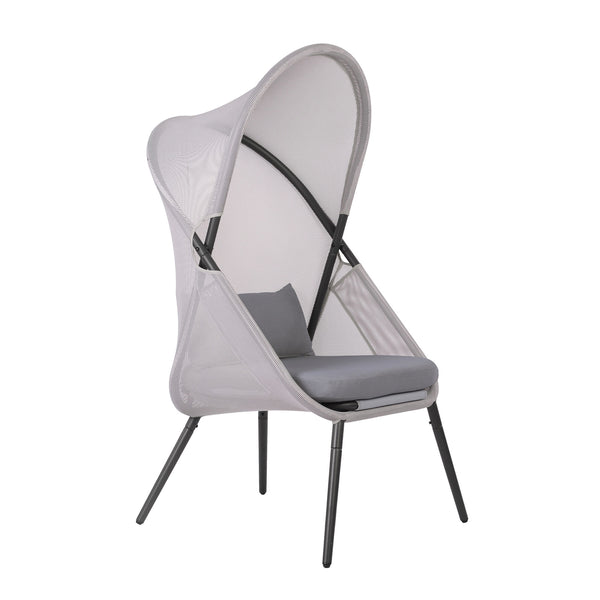 ALVERTA - Foldable Chair, Light Gray - GM-1014LG-2PK