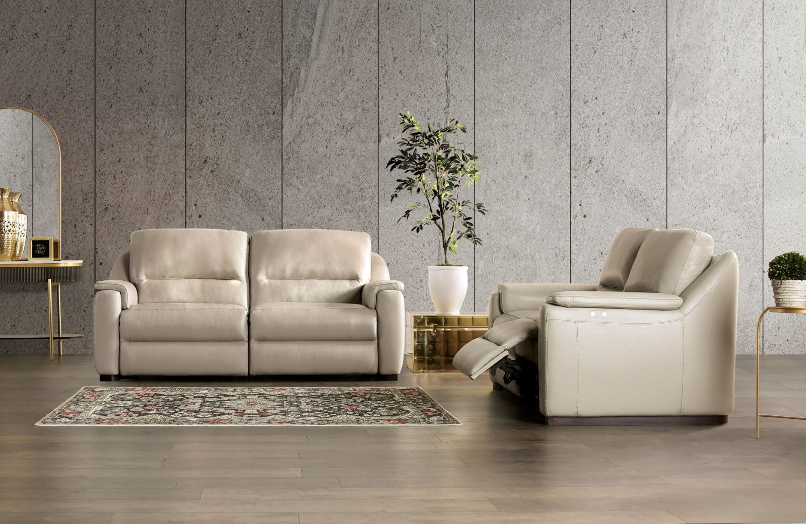 ALTAMURA - Power Sofa + Loveseat - FM90002TP-PM-2PC