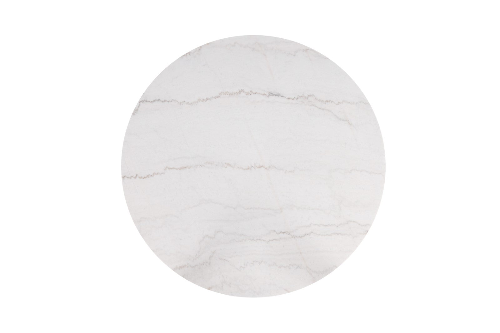 SABRO - Round Dining Table w/ Marble Top - FM3330BK-RT-TABLE