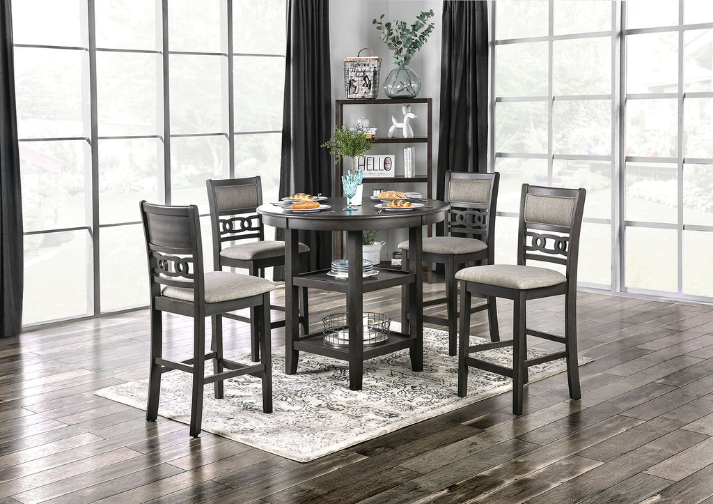 MILLY - 5 Pc. Counter Ht. Table Set - CM3609PT-5PK