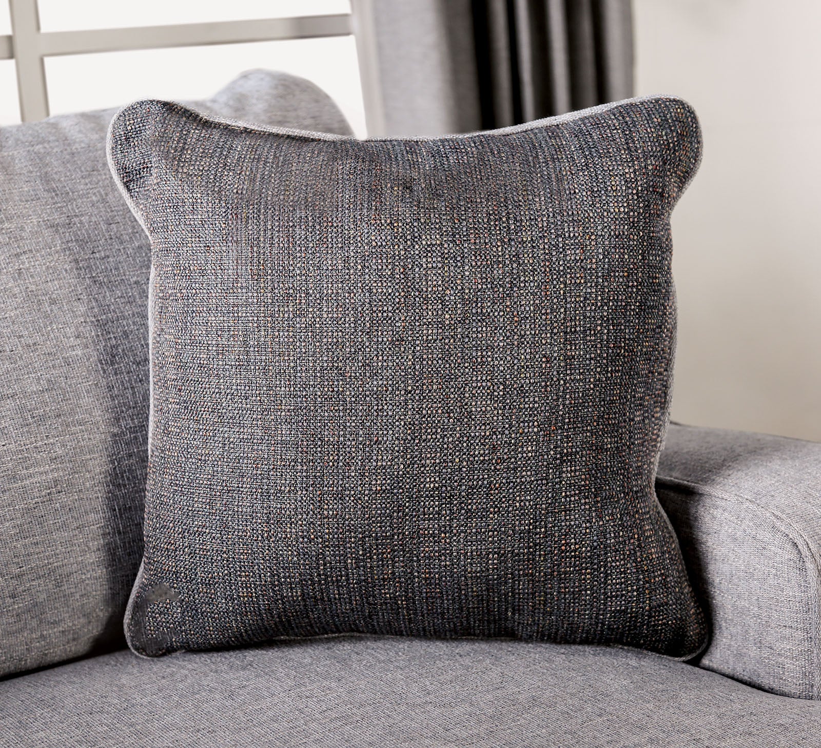 SKYLINE - Loveseat, Light Gray/Brown - SM1211-LV