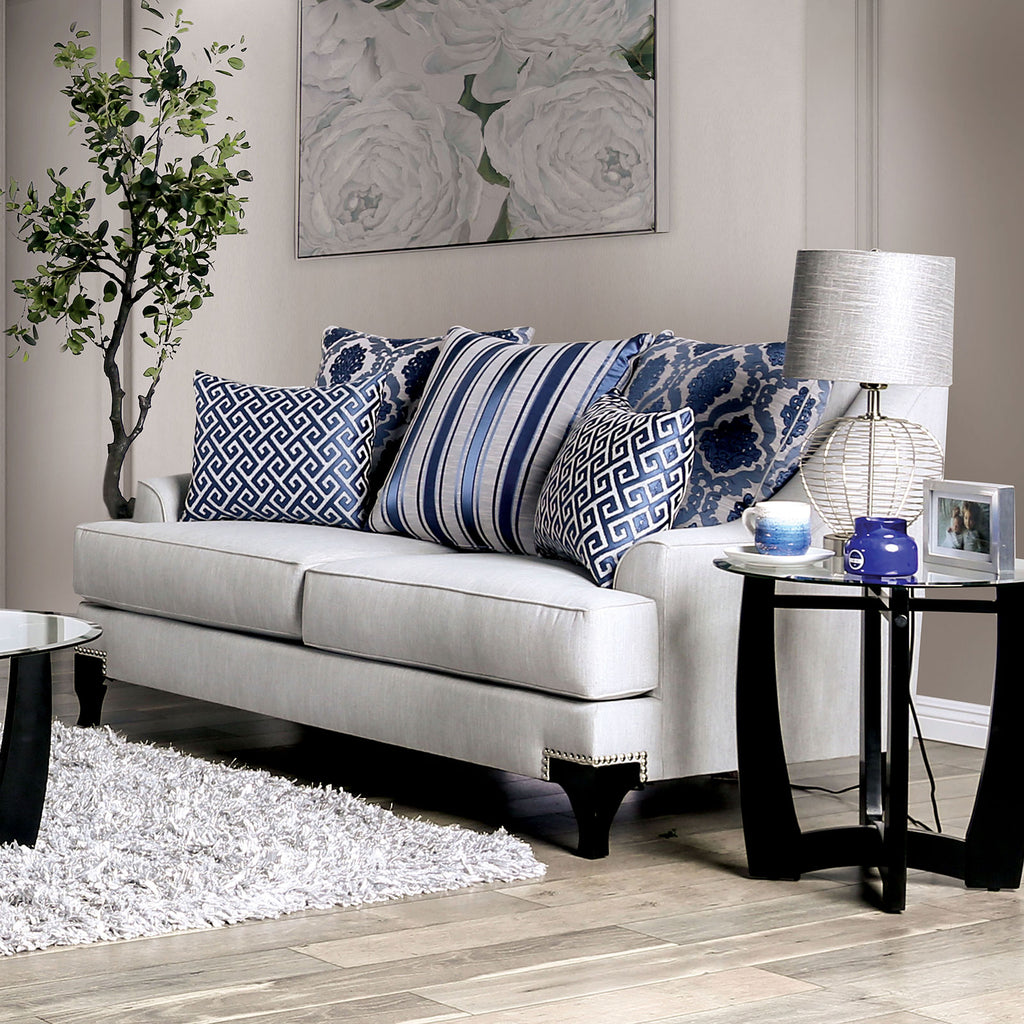 SISSETON - Loveseat, Light Gray - SM2207-LV