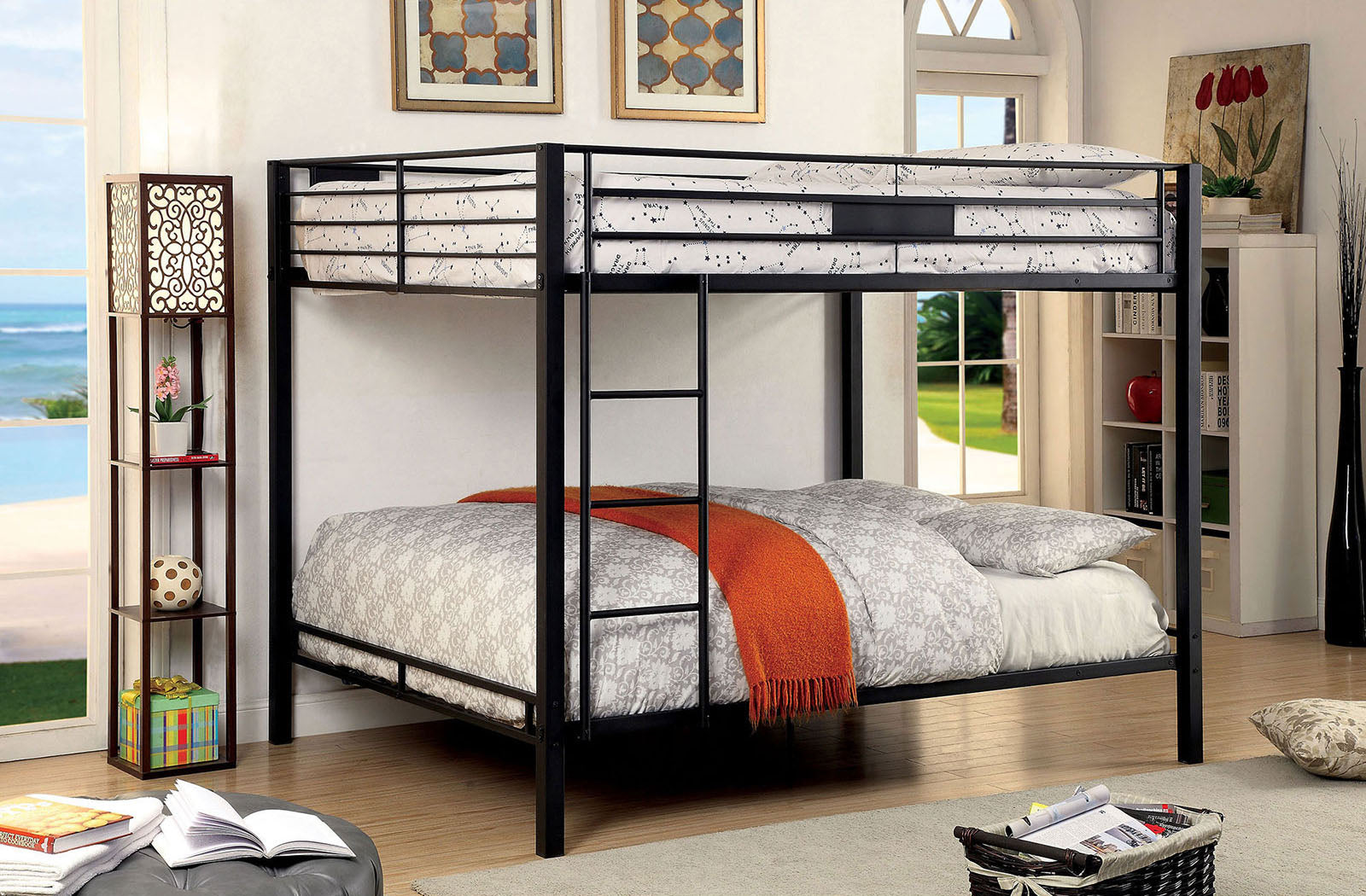 CLAREN - Queen/Queen Bunk Bed - CM-BK939QQ-BED
