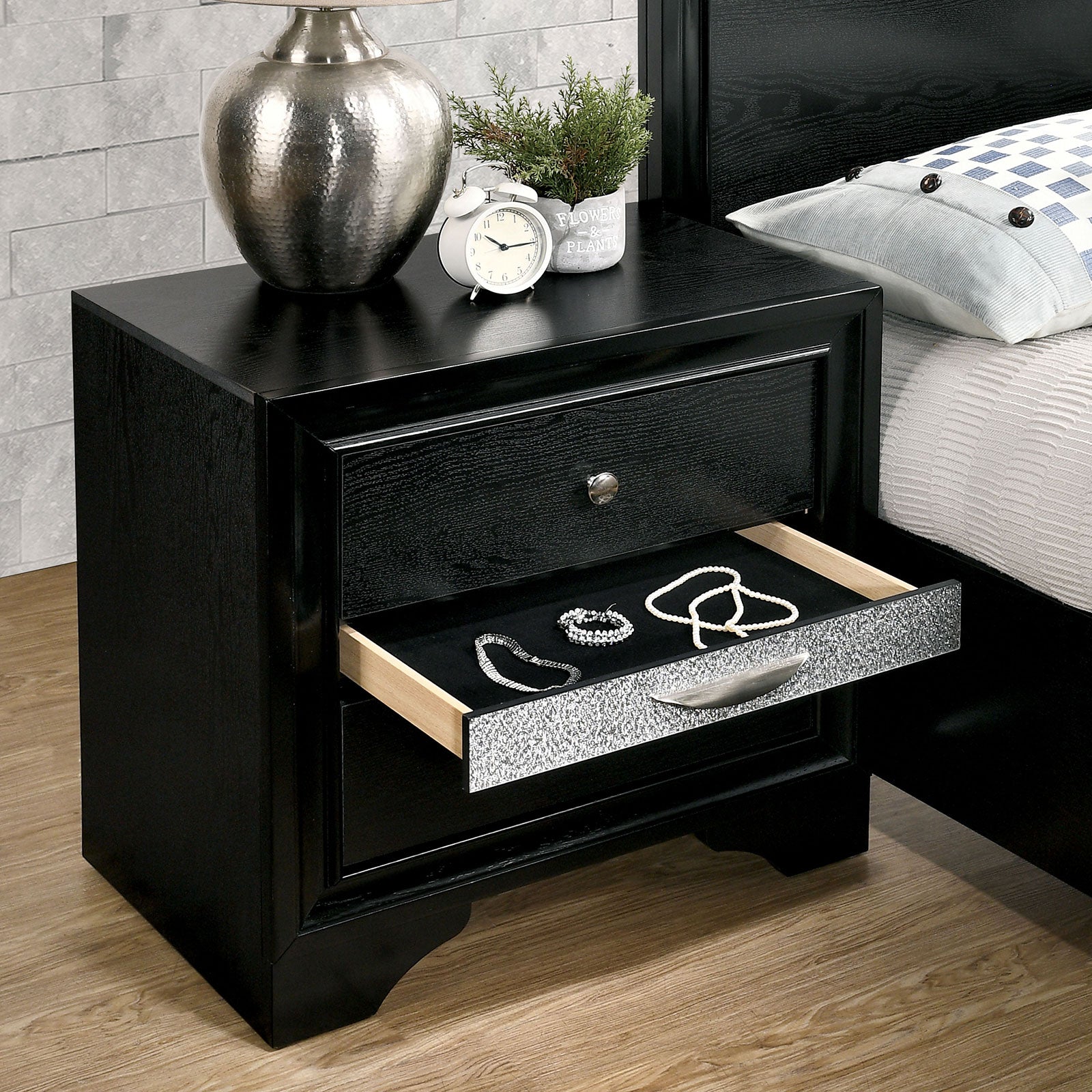 CHRISSY - Nightstand - CM7552BK-N