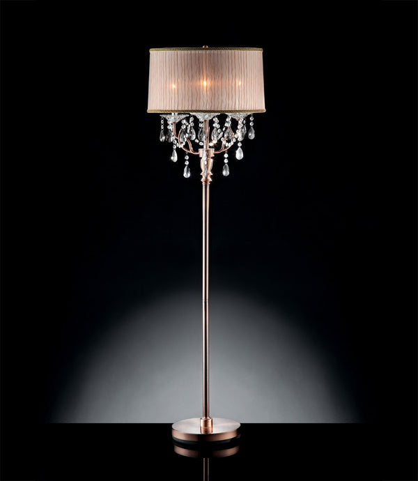 CECELIA - Floor Lamp, Hanging Crystal - L95126F