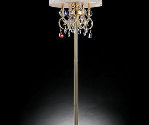 DEBORAH - 63"H Gold Floor Lamp - L9155F