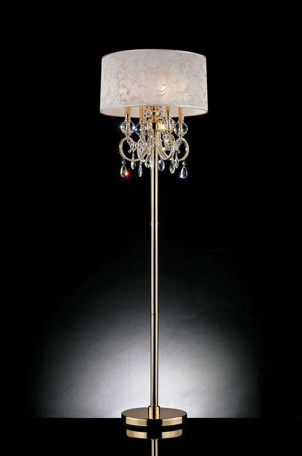 DEBORAH - 63"H Gold Floor Lamp - L9155F