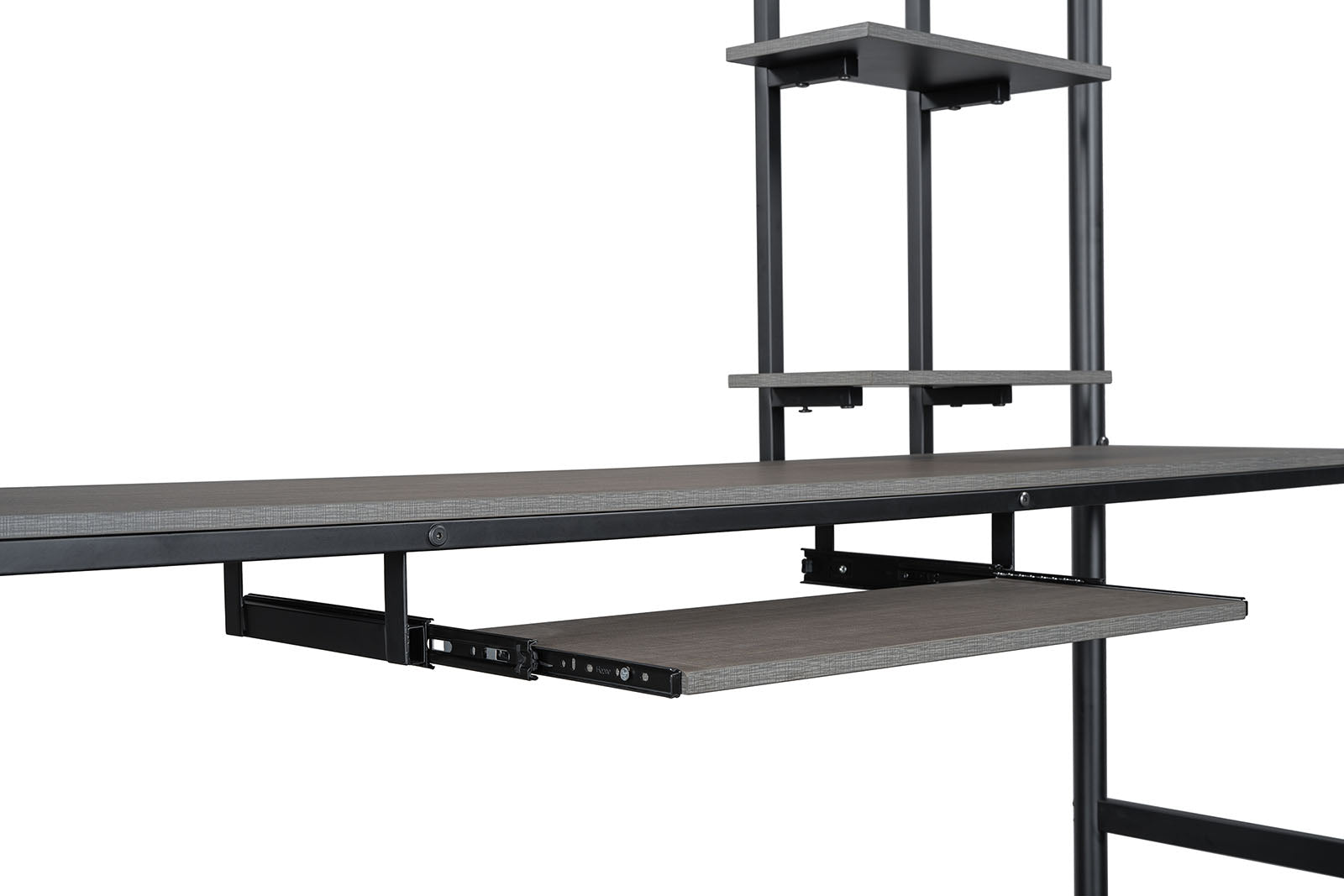 TYMON - Twin Loft Bed (K/D), Black - FM-BK907BK-T