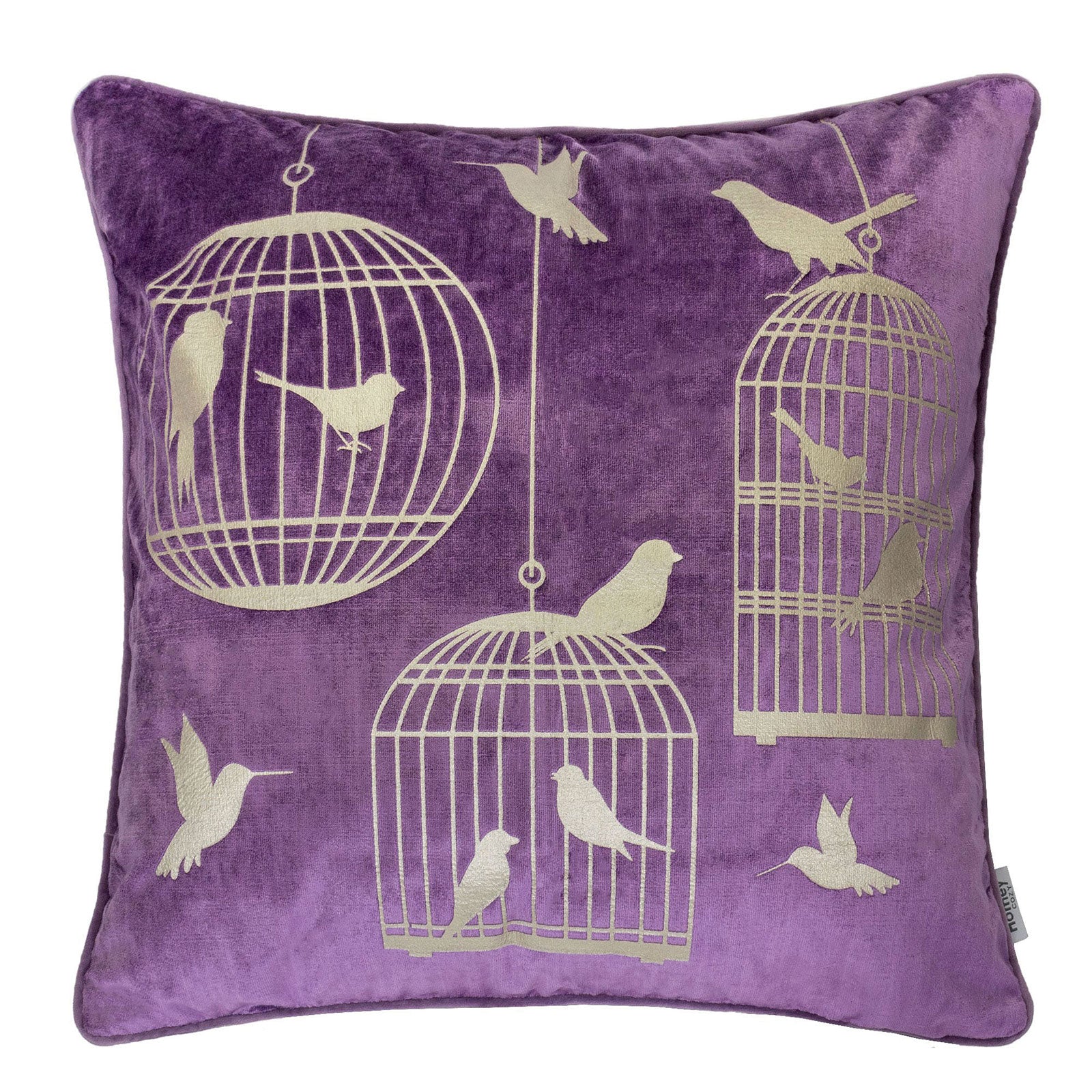RINA - 20" X 20" Pillow, Purple (2/CTN) - PL8049-2PK