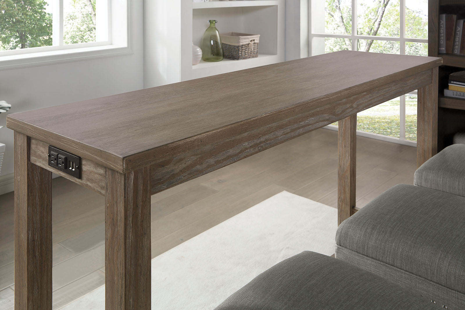 CAERLEON - 4 Pc. Counter Ht. Table Set - CM3474GY-PT-4PK