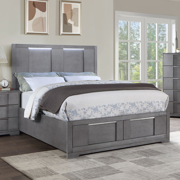REGULUS - Queen Bed - CM7475GY-Q-BED