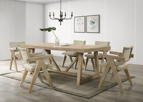 GUISBOROUGH - 7 Pc. Dining Table Set - FM3221AK-T-7PC