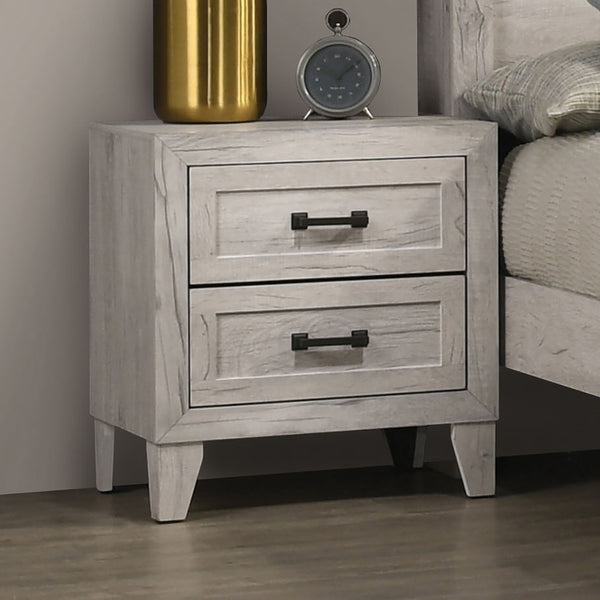 MYSEN - Nightstand, White Wash - FM7202WH-N