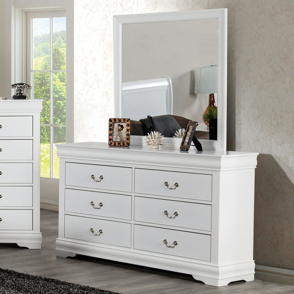 LOUIS PHILIPPE - Dresser, White - FM7866WH-D