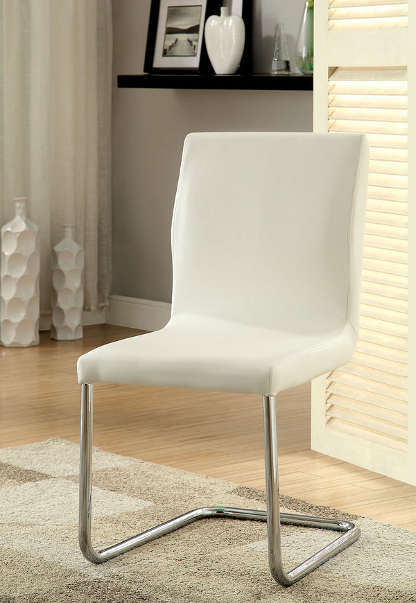 LODIA I - Side Chair - CM3825WH-SC-2PK