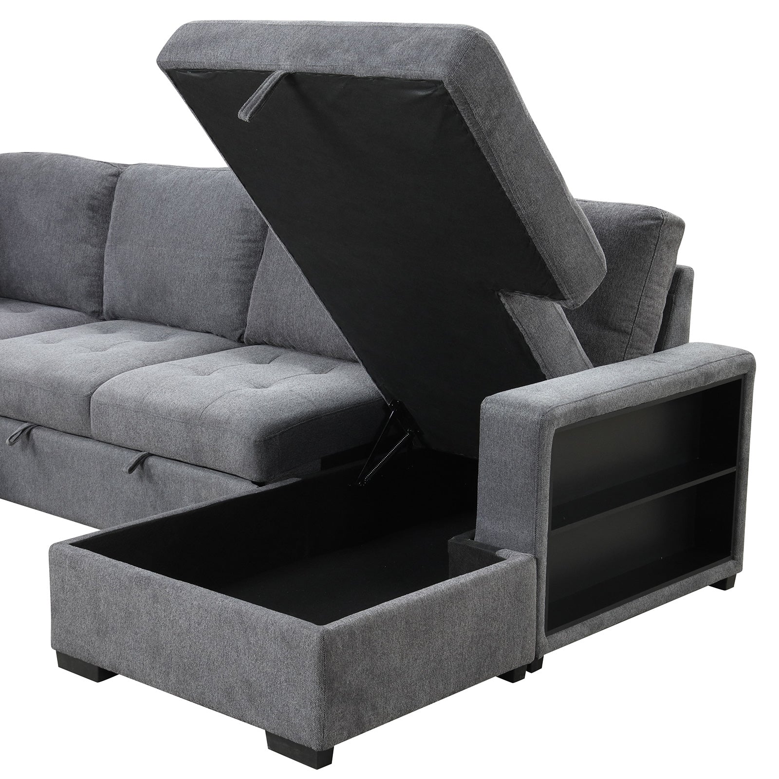 STOCKWELL - Sleeper Sofa Sectional - FM6966DG-SECT