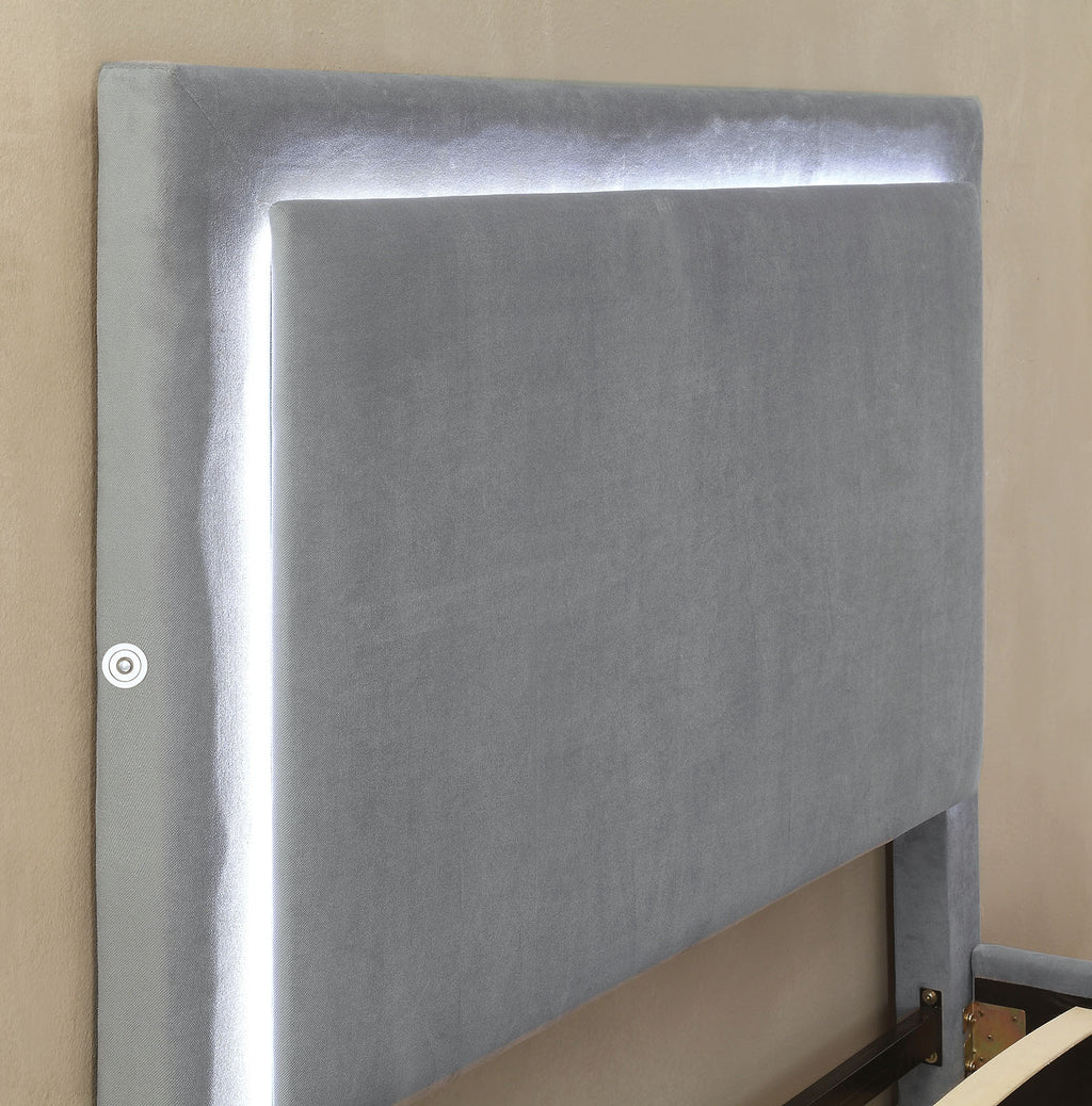 ERGLOW I - E.King Bed - CM7695GY-EK-BED-VN
