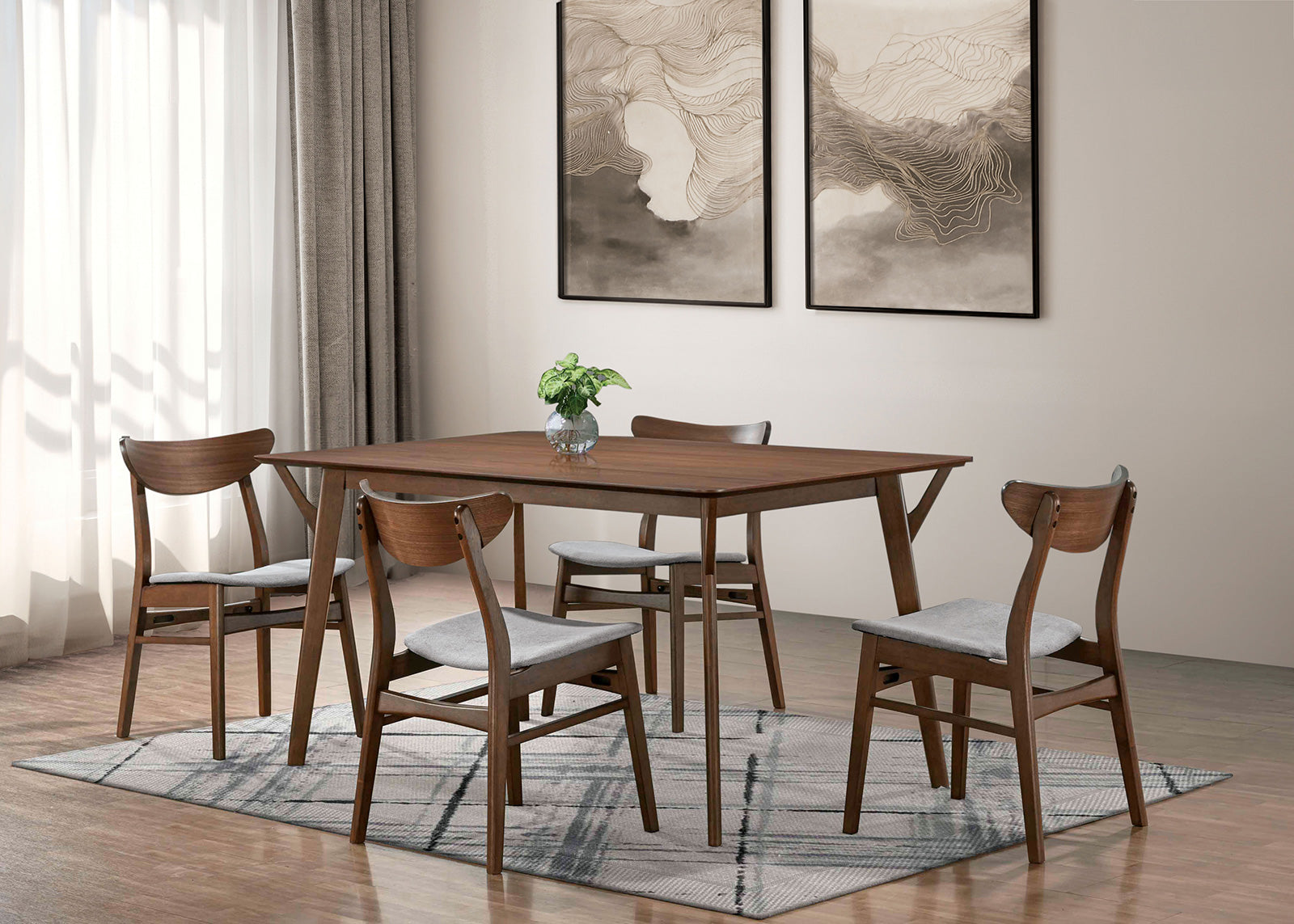 SKIEN - Side Chair (2/CTN) - FM3210WN-SC-2PK