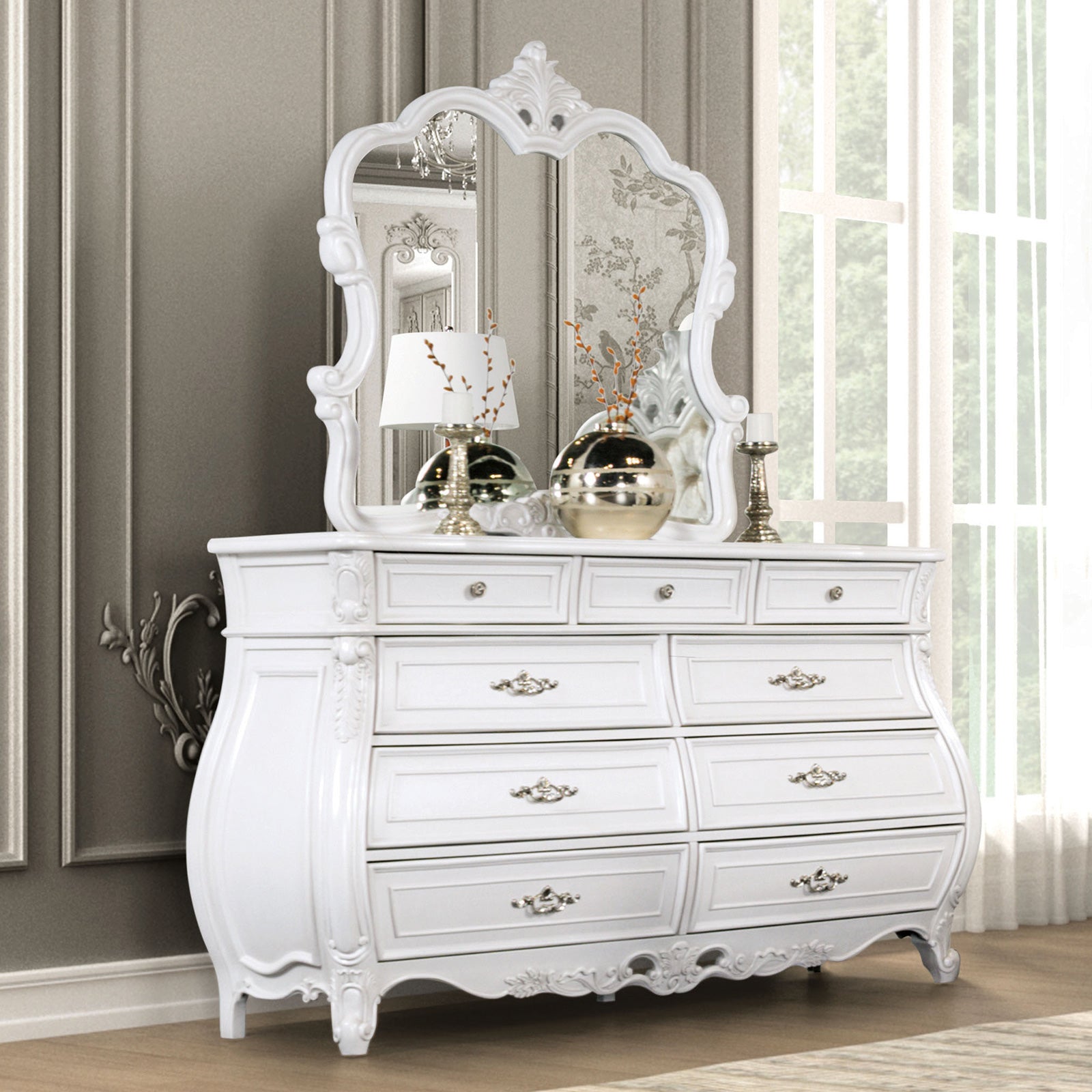 VALENTINI - Dresser, White - FM7419WH-D