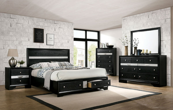 CHRISSY - 4 Pc. Queen Bedroom Set - CM7552BK-Q-4PC