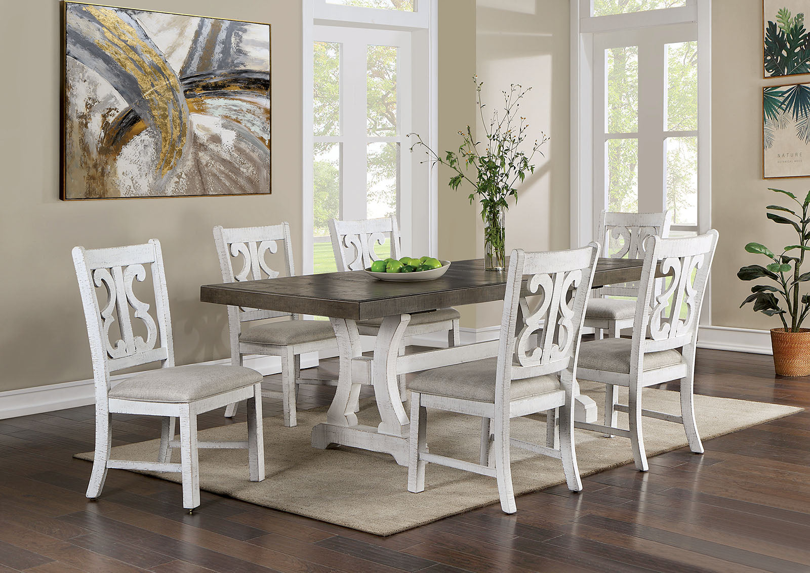 AULETTA - Dining Table - CM3417GY-T-TABLE