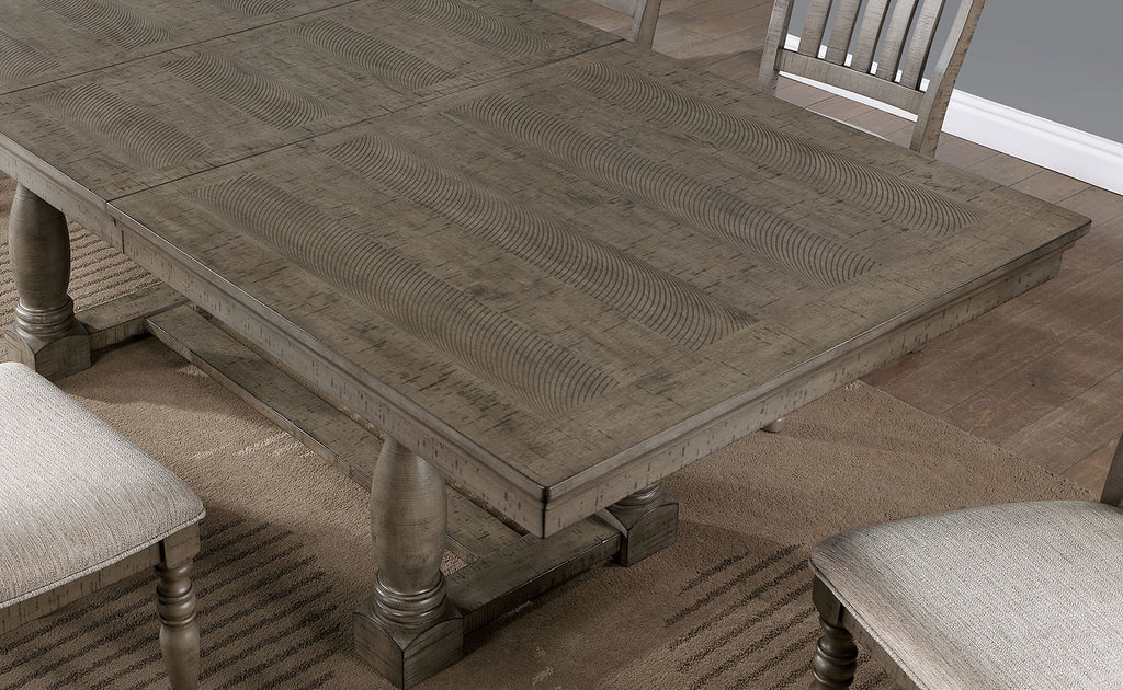 NEWCASTLE - 7 Pc. Dining Table Set - CM3254GY-T-7PC