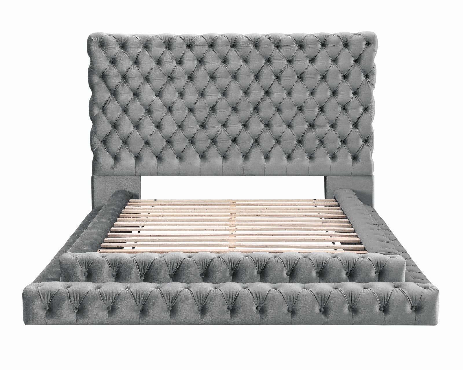 STEFANIA - 4 Pc. Queen Bedroom Set - CM7227GY-Q-4PC