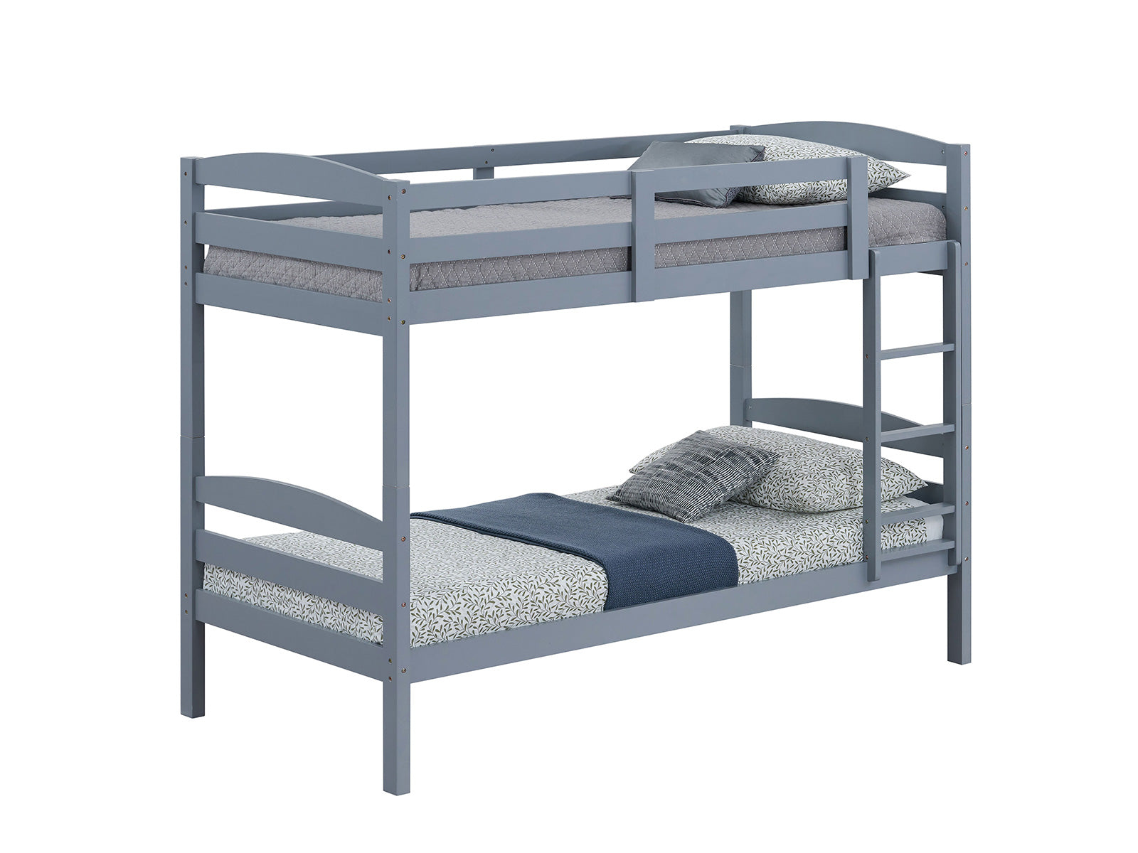 FINSBURY - Twin/Twin Bunk, Gray - FM-BK110GY-T